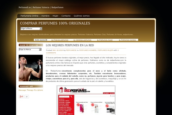 perfumese.es site used Glowingamber