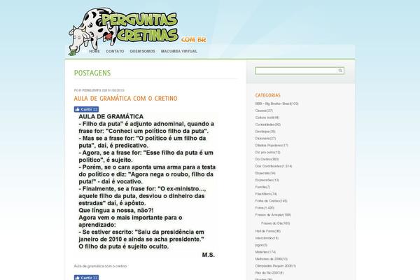 perguntascretinas.com.br site used Cretinous