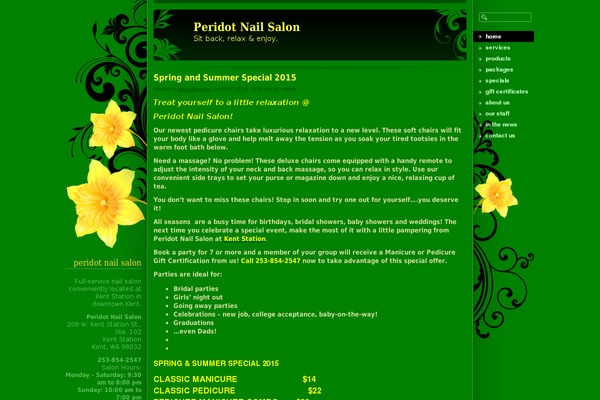 peridotnailsalon.com site used daffodil
