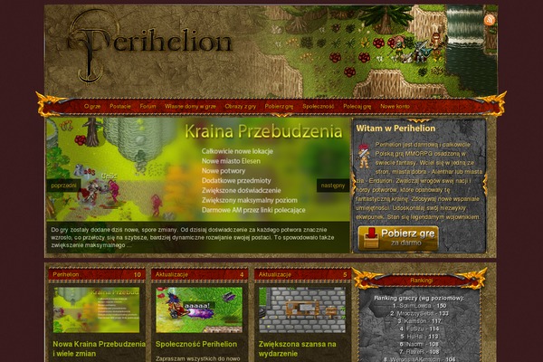 perihelion.pl site used Redemption