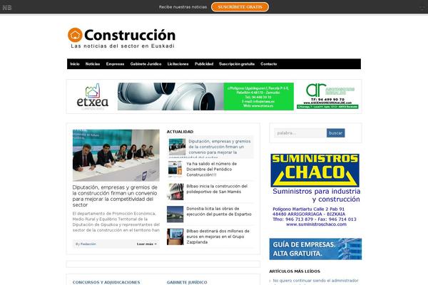 periodicoconstruccion.com site used WP-Bold v.1.09
