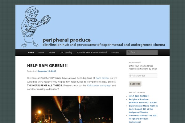 Site using FancyBox plugin