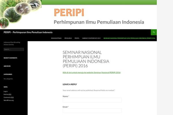 peripi.org site used Twenty Fourteen