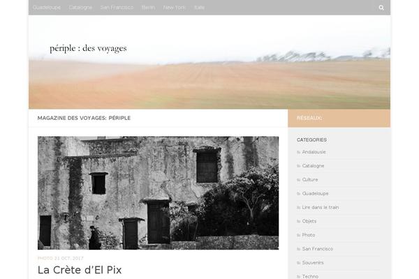Hueman theme site design template sample