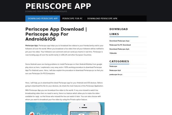 periscopeappdownload.com site used Hiero