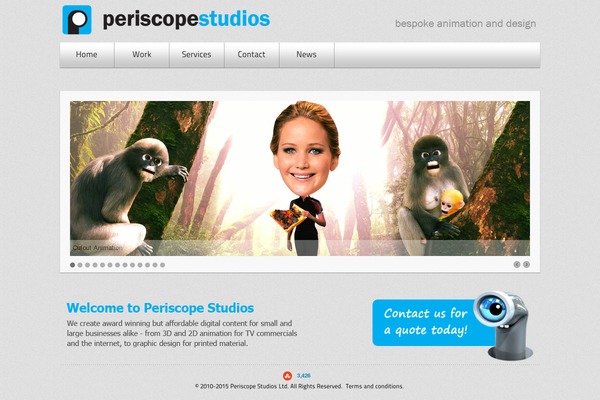 periscopestudios.co.uk site used Locus