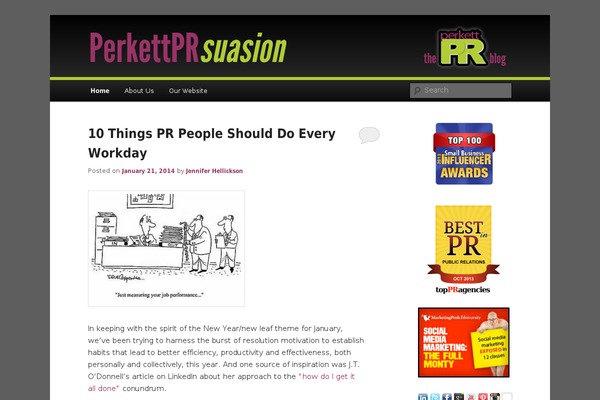 WordPress website example screenshot
