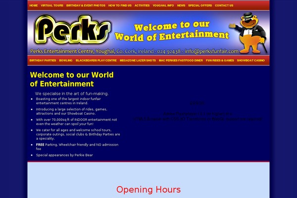 perksfunfair.com site used Perks-wordpress-template
