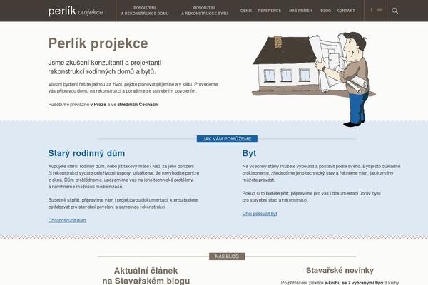 perlikprojekce.cz site used Perlik