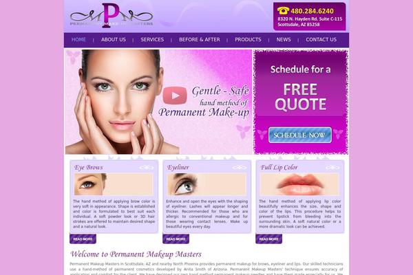 WordPress website example screenshot