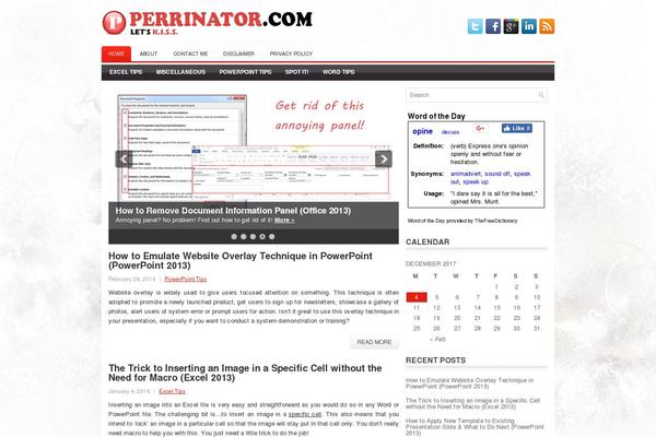 perrinator.com site used Linemix