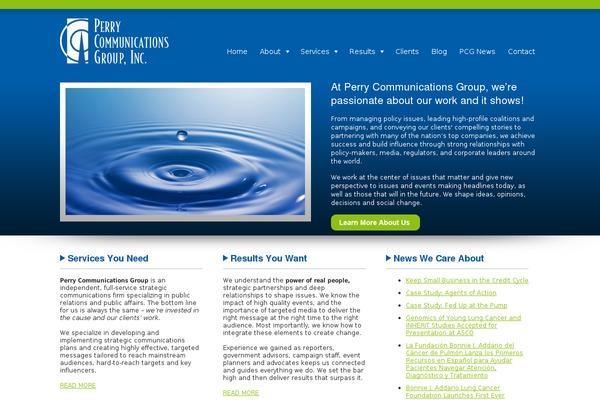 perrycom.com site used Perrycommunications
