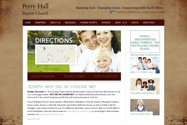 perryhallbaptist.org site used Perryhall