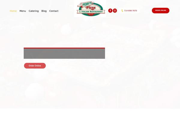 perryspizzarestaurant.com site used Pizzahouse