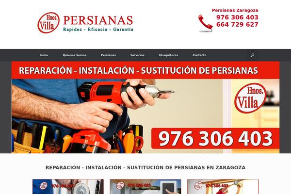 persianas-zaragoza.net site used Vantageex