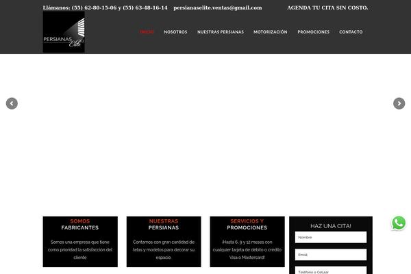WordPress website example screenshot