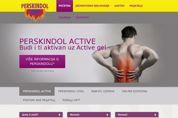 perskindol.hr site used Perskindol