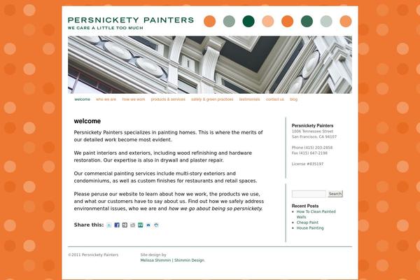 persnicketypainters.com site used 2010_child_theme