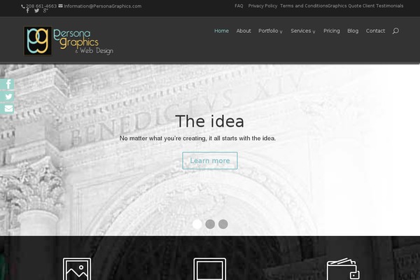 WordPress website example screenshot