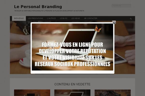 personal-branding.fr site used Catch Responsive