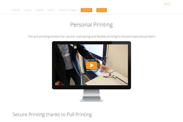 personal-printing.com site used Thinprint