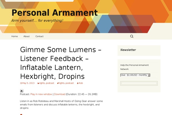Twenty Thirteen theme site design template sample