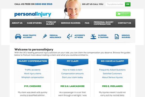 personalinjury.co.uk site used Cftn