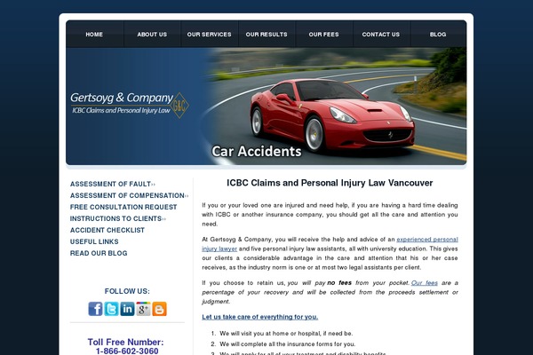 personalinjurylawyerservices.ca site used Personalinjury