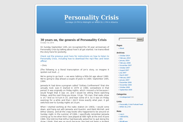 Default theme site design template sample