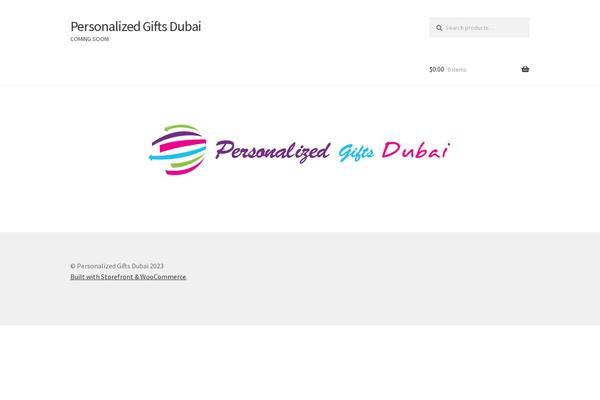 Storefront theme site design template sample