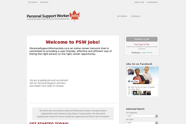 personalsupportworkerjobs.ca site used Jobroller172