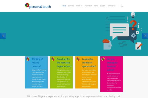WordPress website example screenshot