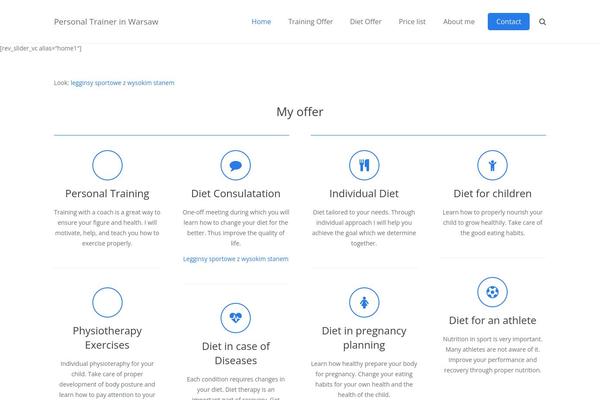 WordPress website example screenshot
