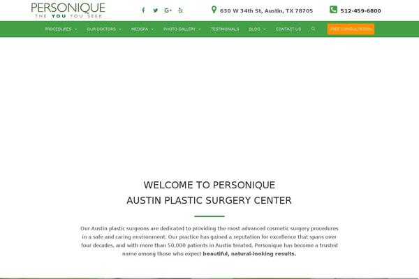 personique.com site used Theme44744