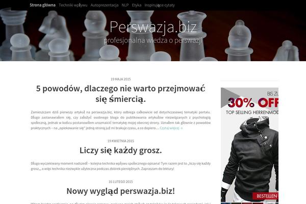 perswazja.biz site used Frontpage-child