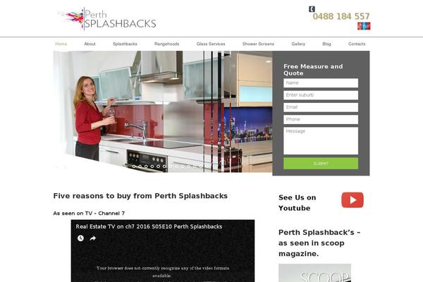 perthsplashbacks.net.au site used Perthsplash