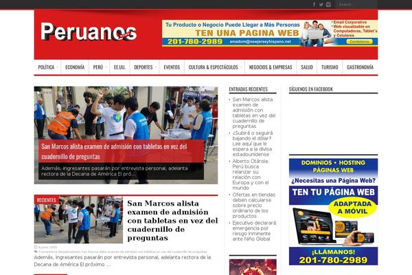 peruanosnews.com site used Themeperuanosnews1