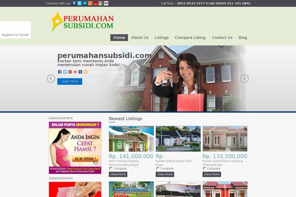 perumahansubsidi.com site used Wprealpro