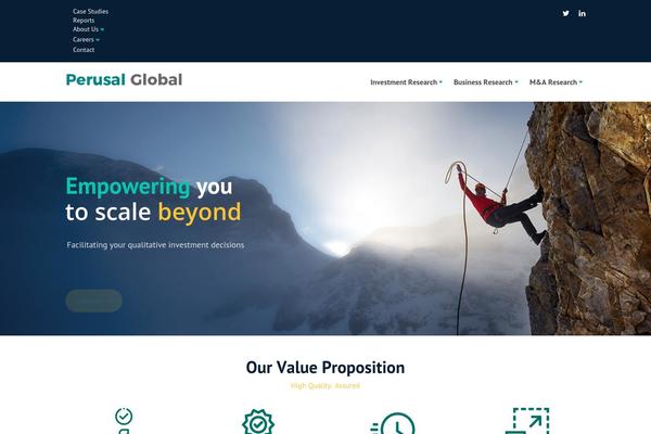 WordPress website example screenshot