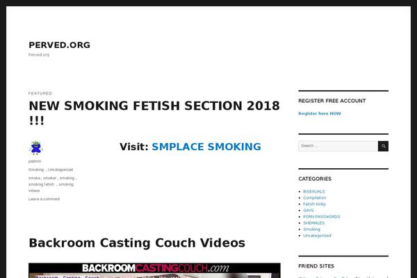 WordPress website example screenshot