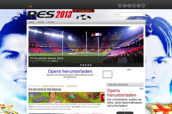 pes2013.com site used Gamefusion