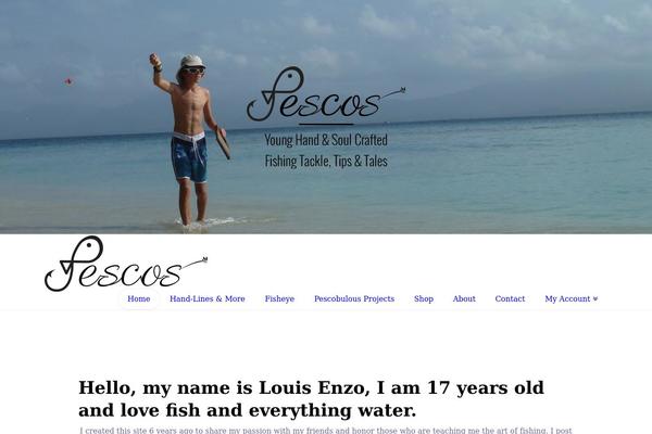 X Child theme site design template sample