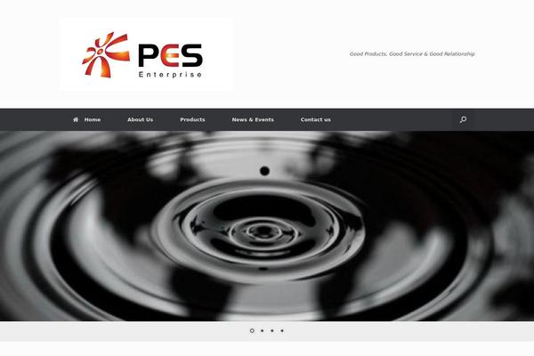 Vantage theme site design template sample