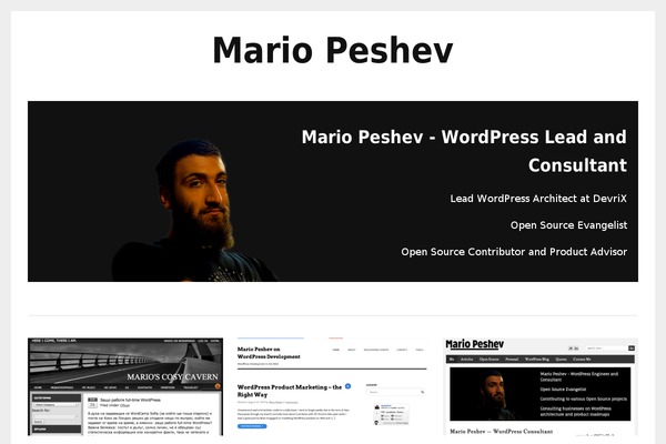 peshev.net site used Mariopeshev