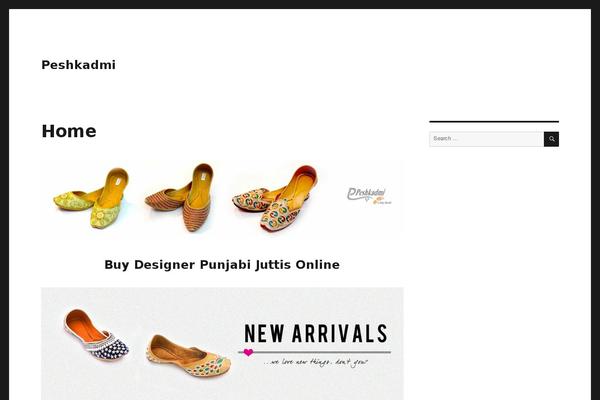 WordPress website example screenshot