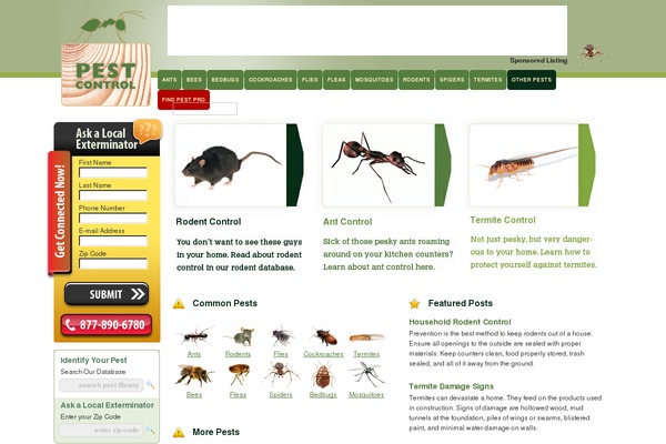 pest-control.com site used Pestcontrol