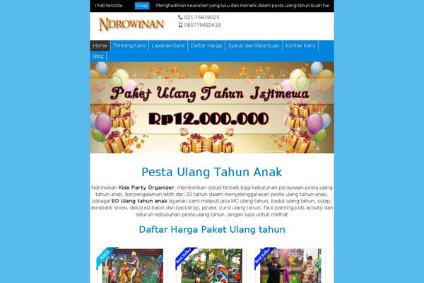 pestaulangtahun.com site used Wp-wisata