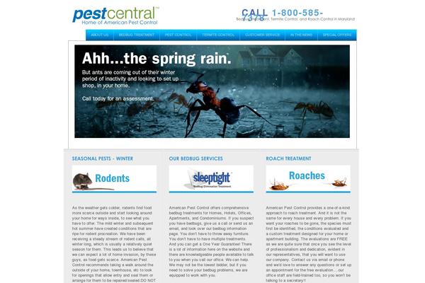 pestcentral.com site used Wisebusiness