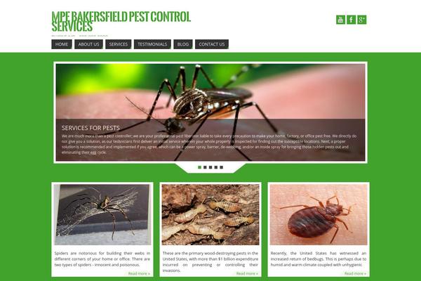 Parabola theme site design template sample