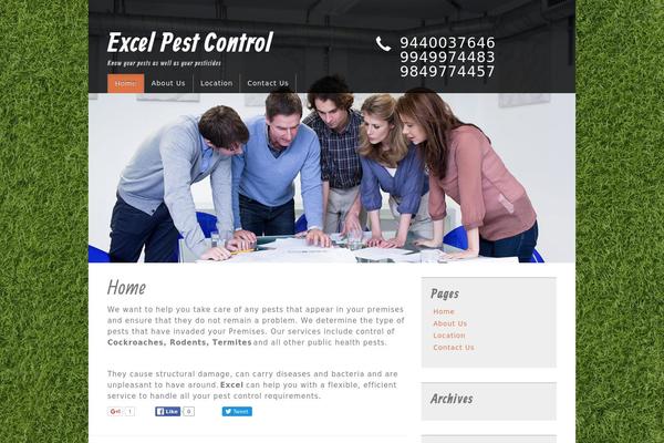 WordPress website example screenshot